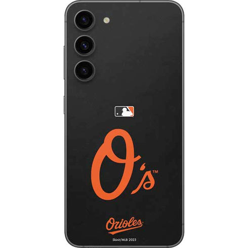 MLB Baltimore Orioles - Solid Distressed Galaxy S23 Plus Skin