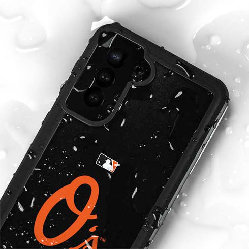 MLB Baltimore Orioles - Solid Distressed Galaxy S23 Plus Waterproof Case