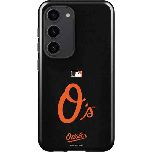 MLB Baltimore Orioles - Solid Distressed Galaxy S23 Pro Case