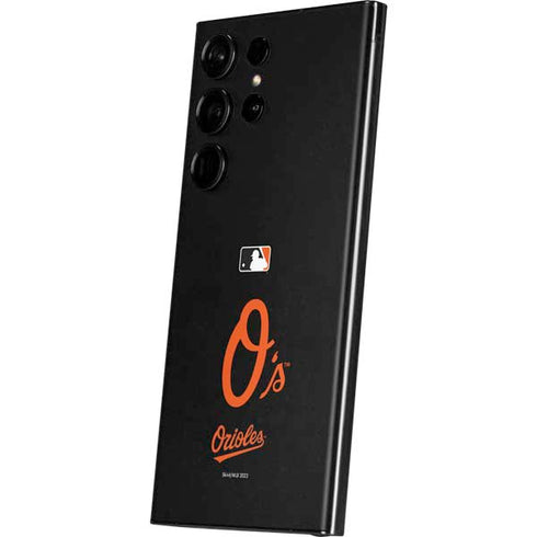 MLB Baltimore Orioles - Solid Distressed Galaxy S23 Ultra Skin