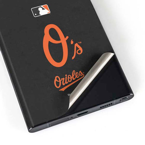 MLB Baltimore Orioles - Solid Distressed Galaxy S23 Ultra Skin