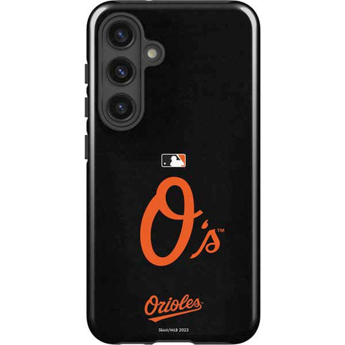 MLB Baltimore Orioles - Solid Distressed Galaxy S24 Plus Impact Case
