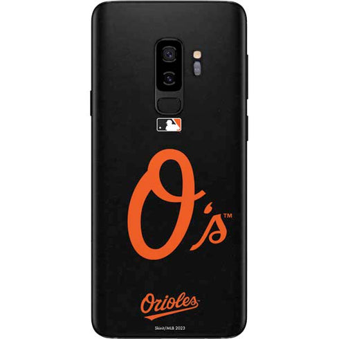 MLB Baltimore Orioles - Solid Distressed Galaxy S9 Plus Skin
