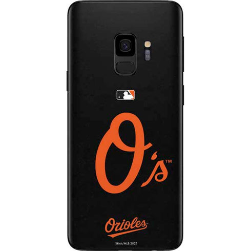 MLB Baltimore Orioles - Solid Distressed Galaxy S9 Skin