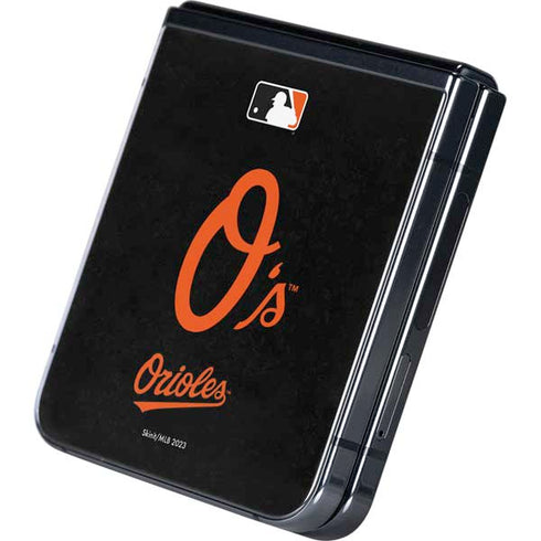 MLB Baltimore Orioles - Solid Distressed Galaxy Z Flip5 5G Skin