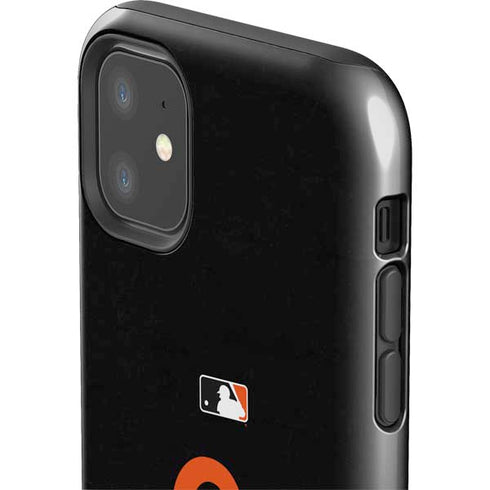 MLB Baltimore Orioles - Solid Distressed iPhone 11 Impact Case