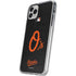 MLB Baltimore Orioles - Solid Distressed iPhone 11 Pro Clear Case