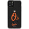 MLB Baltimore Orioles - Solid Distressed iPhone 11 Pro Clear Case