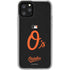 MLB Baltimore Orioles - Solid Distressed iPhone 11 Pro Clear Case