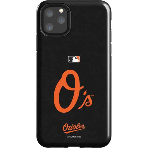 MLB Baltimore Orioles - Solid Distressed iPhone 11 Pro Max Impact Case