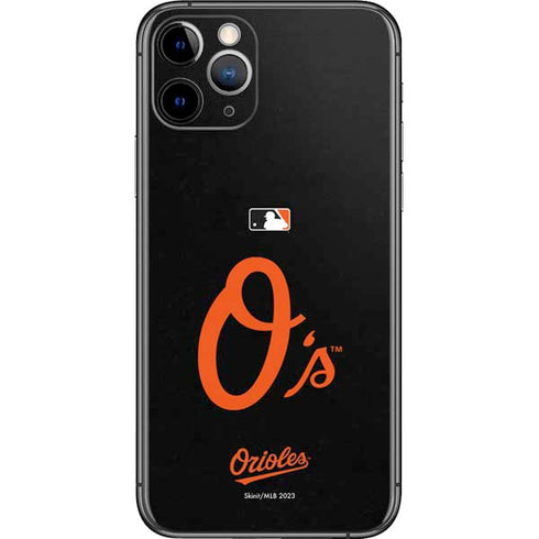 MLB Baltimore Orioles - Solid Distressed iPhone 11 Pro Skin