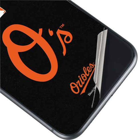 MLB Baltimore Orioles - Solid Distressed iPhone 11 Skin