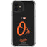 MLB Baltimore Orioles - Solid Distressed iPhone 12 Clear Case