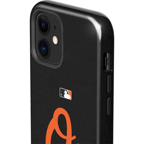 MLB Baltimore Orioles - Solid Distressed iPhone 12 Impact Case