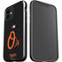 MLB Baltimore Orioles - Solid Distressed iPhone 12 Mini Impact Case