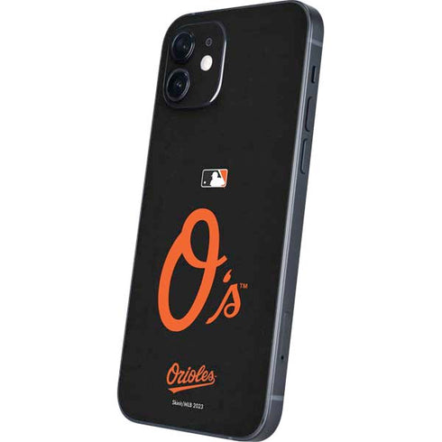 MLB Baltimore Orioles - Solid Distressed iPhone 12 Mini Skin