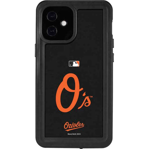 MLB Baltimore Orioles - Solid Distressed iPhone 12 Mini Waterproof Case