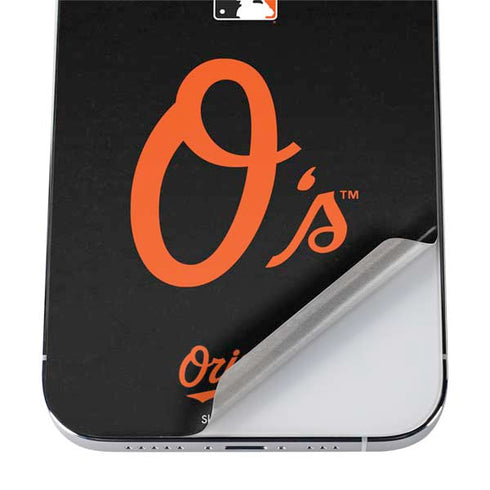 MLB Baltimore Orioles - Solid Distressed iPhone 12 Pro Max Skin