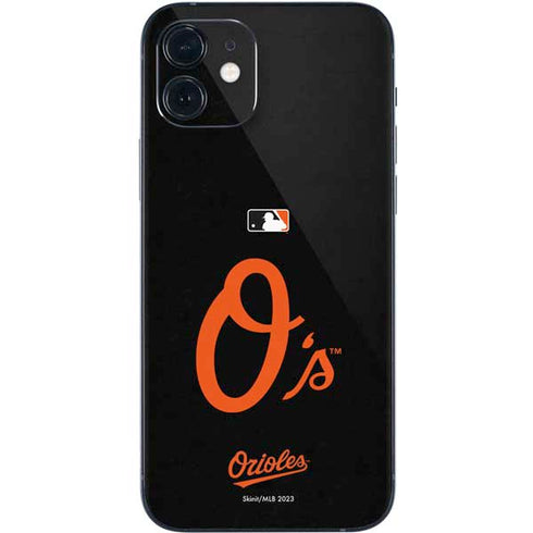 MLB Baltimore Orioles - Solid Distressed iPhone 12 Skin