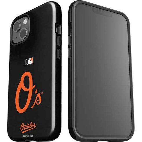 MLB Baltimore Orioles - Solid Distressed iPhone 13 Impact Case