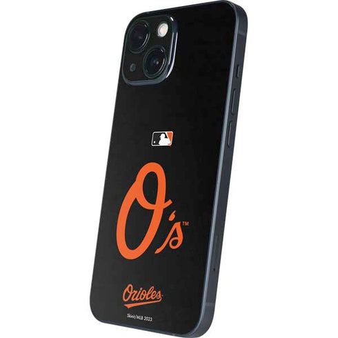 MLB Baltimore Orioles - Solid Distressed iPhone 13 Mini Skin