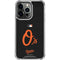 MLB Baltimore Orioles - Solid Distressed iPhone 13 Pro Clear Case