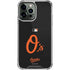 MLB Baltimore Orioles - Solid Distressed iPhone 13 Pro Max Clear Case