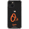 MLB Baltimore Orioles - Solid Distressed iPhone 14 Clear Case