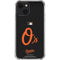 MLB Baltimore Orioles - Solid Distressed iPhone 15 Plus Clear Case