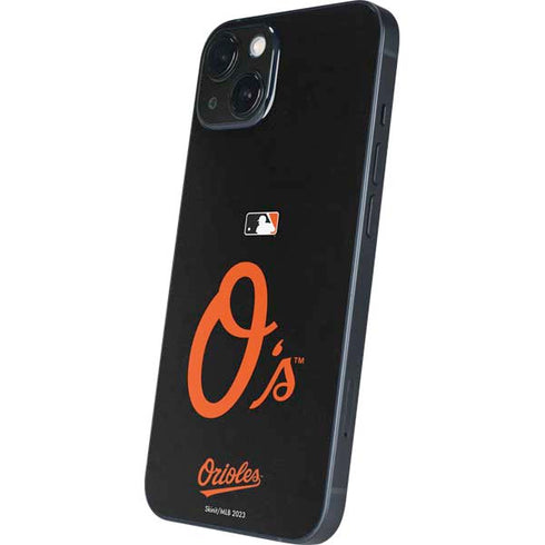 MLB Baltimore Orioles - Solid Distressed iPhone 14 Plus Skin