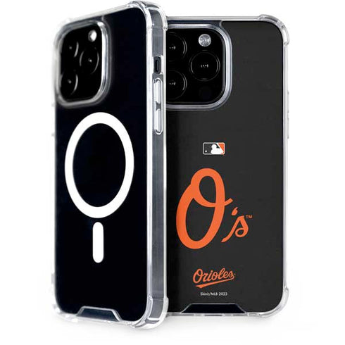 MLB Baltimore Orioles - Solid Distressed iPhone 15 Pro MagSafe Case