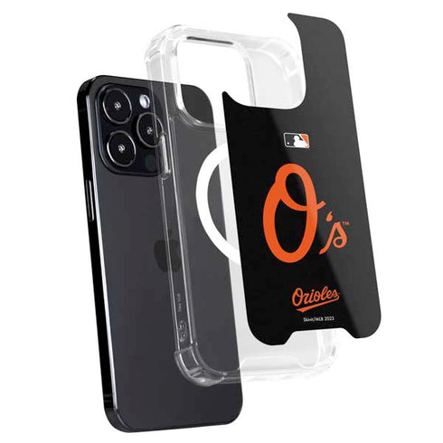 MLB Baltimore Orioles - Solid Distressed iPhone 14 Pro Max MagSafe Case