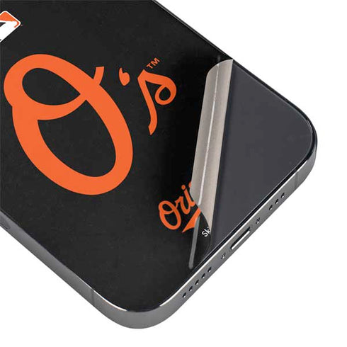 MLB Baltimore Orioles - Solid Distressed iPhone 14 Pro Skin