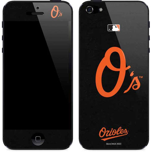 MLB Baltimore Orioles - Solid Distressed iPhone 5/5s/5SE Skin