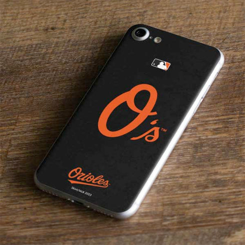 MLB Baltimore Orioles - Solid Distressed iPhone 8 Skin