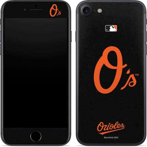 MLB Baltimore Orioles - Solid Distressed iPhone 8 Skin