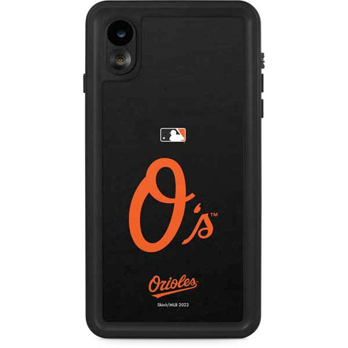 MLB Baltimore Orioles - Solid Distressed iPhone XR Waterproof Case