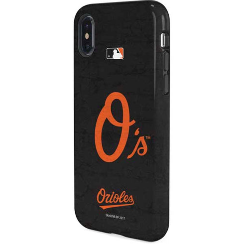 MLB Baltimore Orioles - Solid Distressed iPhone XS Pro Case