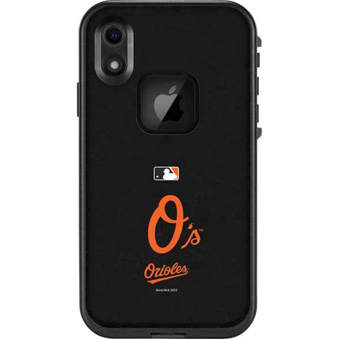 MLB Baltimore Orioles - Solid Distressed LifeProof Fre iPhone Skin