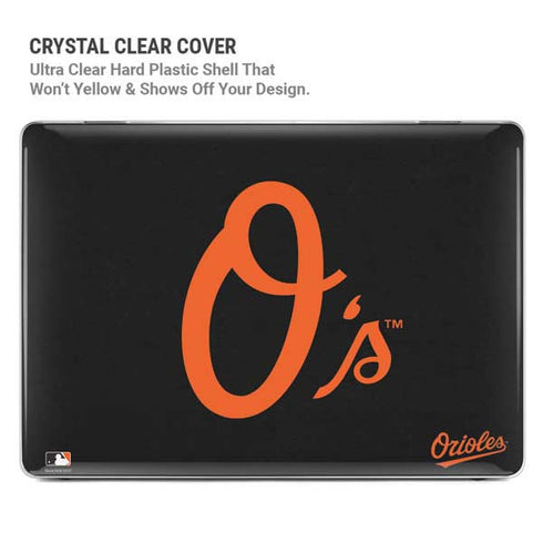 MLB Baltimore Orioles - Solid Distressed MacBook Pro 16in (2021-25) Case plus Skin