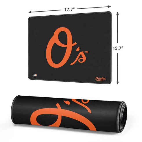 MLB Baltimore Orioles - Solid Distressed Gaming Mouse Pad