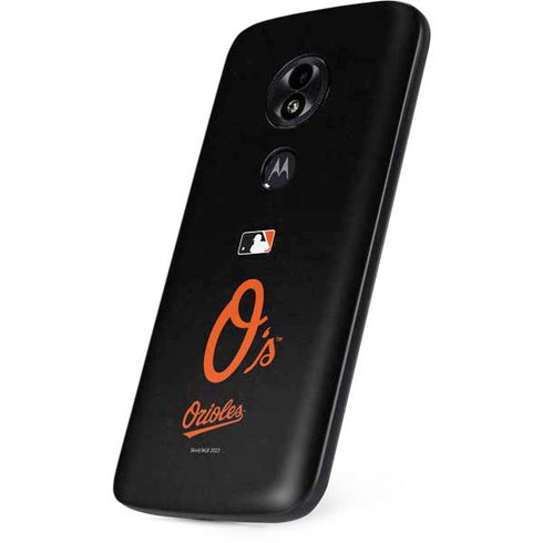 MLB Baltimore Orioles - Solid Distressed Moto E5 Play Skin