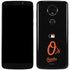 MLB Baltimore Orioles - Solid Distressed Moto E5 Plus Skin