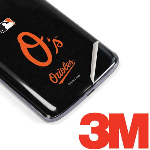 MLB Baltimore Orioles - Solid Distressed Moto E5 Plus Skin