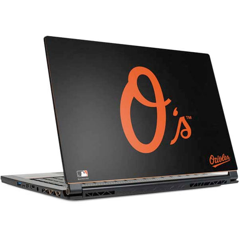 MLB Baltimore Orioles - Solid Distressed MSI GS65 Stealth Laptop Skin