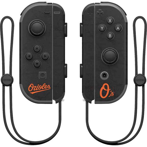 MLB Baltimore Orioles - Solid Distressed Nintendo Joy-Con (L/R) Controller Skin