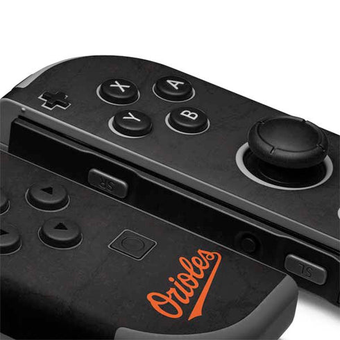 MLB Baltimore Orioles - Solid Distressed Nintendo Joy-Con (L/R) Controller Skin