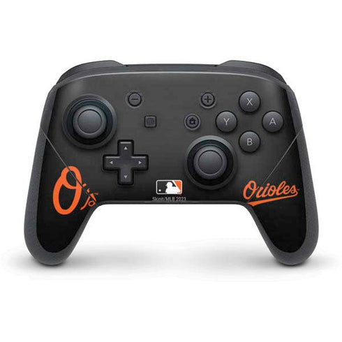 MLB Baltimore Orioles - Solid Distressed Nintendo Switch Pro Controller Skin