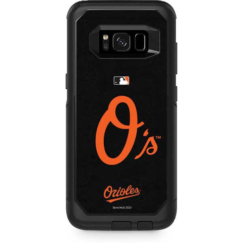 MLB Baltimore Orioles - Solid Distressed Otterbox Commuter Galaxy Skin