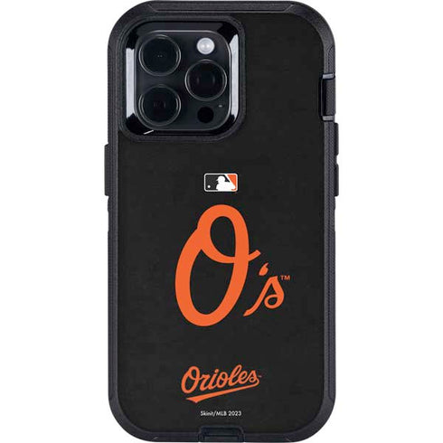 MLB Baltimore Orioles - Solid Distressed Otterbox Defender iPhone Skin